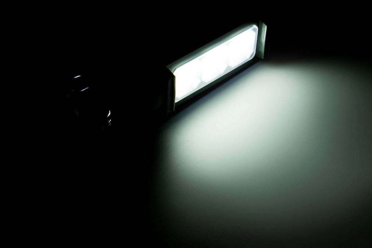 "Фонарь светодиодный аккумуляторный 20 Вт COB серый" - вид 5