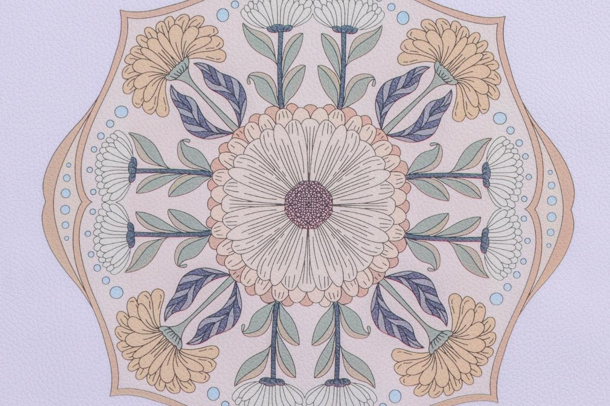 "Клеенка на стол Ботаника тканевая основа 137 см рулон 20 м" - вид 3