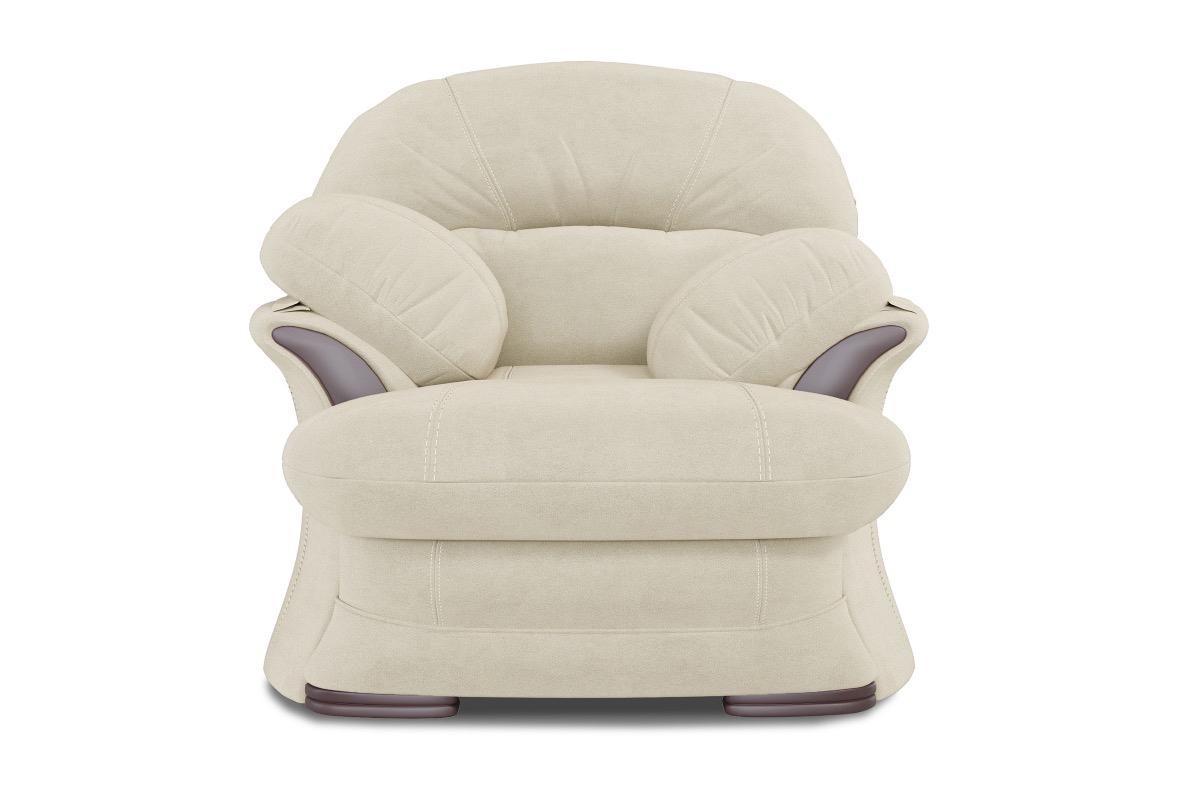 "Кресло Квин 6 искусственная замша бежевый" - вид 2