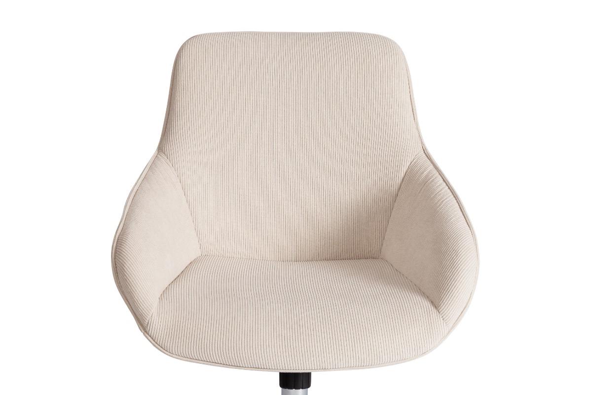 "Кресло офисное для оператора Dublin вельвет молочный" - вид 5