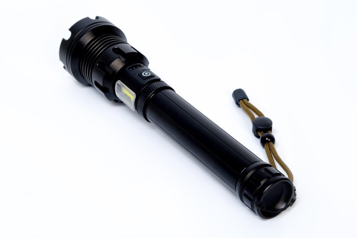 "Ручной аккумуляторный фонарь 5000 мАч с P90 и COB" - вид 2