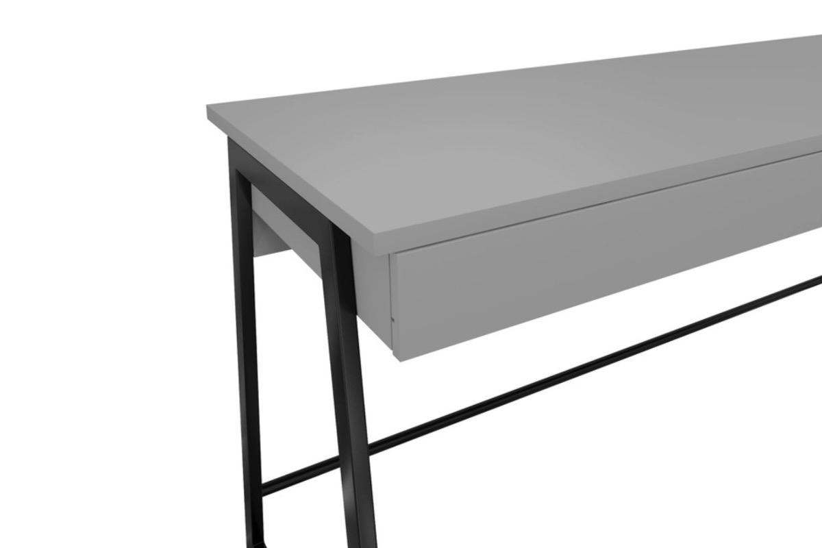 "Стол письменный Лофт DQ MADRID М-3 серый графит" - вид 4