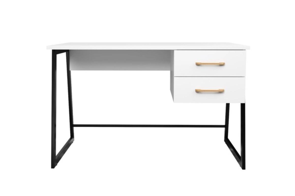 "Стол письменный Лофт DQ MADRID М-4 белый" - вид 2