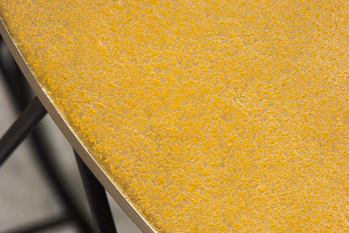 "Столик журнальный Геометрия черный золотистый" - вид 4